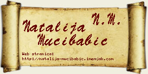 Natalija Mučibabić vizit kartica